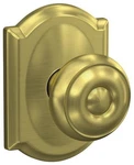 Schlage FC21-GEO-CAM Custom Georgian Passage & Privacy Door Knob Brass. Fixed Price $84.25.