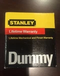 Set Of Stanley Dummy Knob, Bright Brass Burlington Series 63-4030-035 New. Fixed Price $9.99.