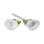 Mortise Lock Crystal Glass Door Knob Replacement Set, Brass Finish ... Fast Ship. Fixed Price $25.81.