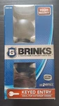 Brinks High Security Keyed Entry Tuscan Bronze Ball Knob Door Handles EZ2NSTALL. Fixed Price $14.99.
