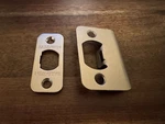Baldwin Satin Nickel Strike & Face Latch Plate Set 2 1/4" New. Fixed Price $7.99.