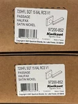 Lot Of Kwikset Halifax Lever (square) Passage Satin Nickel 97200-852. Fixed Price $48.99.