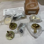 Omnia Passage Latchset Egg Shaped Knob 432/00BF.PA1 US3 2-3/8" Bs, 3/4" Door. Fixed Price $49.99.