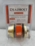 New - Keyed Single Cylinder Brass Deadbolt Decorative Retro Nostalgic Design. Fixed Price $24.99.