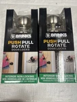 (lot Of 2) Brinks 23041-119 Push Pull Rotate Stafford Satin Nickel. Fixed Price $44.99.