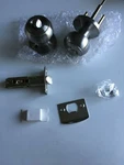 Probrico Colonial Style Door Knobs Locks Kit Satin Nickel. Fixed Price $22.49.
