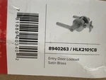 Miseno MLK1012SB Elkton Keyed Entry Door Lever Set - Satin Brass *read*. Fixed Price $16.99.