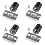 Closet Door Ball Catch Satin Nickel Adjustable Latch 4 Pack. Fixed Price $13.08.