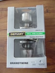 New Defiant Brandywine Hall/closet Door Knob Stainless Steel 1008 974 327. Fixed Price $13.63.