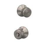 Bedroom Door Privacy Lock Knob - Schlage F40BWE619 Satin Nickel. Fixed Price $51.99.