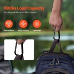 10 Pcs Black Carabiner, Caribeaner Clip, Spring Snap Hook For Keychain 3.0. Fixed Price $26.99.