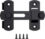 4 Flip Sliding Barn Door Lock, Heavy-duty Stainless Steel Gate Latch For Privacy. Fixed Price $7.87.