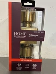 Home Decorators Ridgeway Brushed Gold Keyed Entry Door Knob 1011 857 418. Fixed Price $31.99.