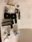 Baldwin 5485V Privacy Door Lever Set With R026 Rose - Satin Black, Estate Collec. Fixed Price $265.99.
