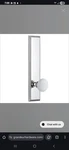 Grandeur 815375 Carre Tall Plate Privacy Hyde Park Knob Bright Chrome 2.75" O/bx. Fixed Price $300.00.