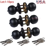 Door Knob Lever Handle Lock Set Home Bathroom Entrance Privacy +3 Keys Us. Fixed Price $69.98.