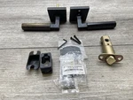 Emtek C5110US19.LSUS19.FAUS19.LH Passage Square Rosette Faceted Handle Read**. Fixed Price $32.99.