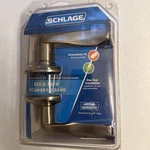 Schlage Privacy Locking Bed Bath Door Handle Accent Satin Nickel F40 619. Fixed Price $19.99.