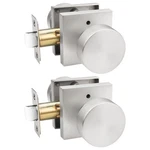 Probrico Interior Door Knobs Bedroom Locks Brushed Nickel Privacy. Fixed Price $74.73.