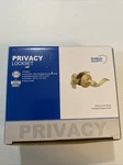 Shield Security Privacy Lockset Straight Lever Brass Finish Door. Fixed Price $18.20.