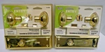 (2) Prime-line 2293 Hardened Steel Polished Brass Reversible Mortise Lock Set. Fixed Price $24.95.
