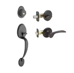 Copper Creek Mid-century Modern Tuscan Bronze Handleset W/ Left Lever Trim. Fixed Price $39.99.