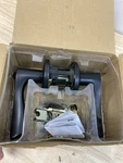 Kwikset Sedona Smartkey Entry Lever Set, Matte Black. Fixed Price $52.99.