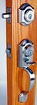 Kwikset Montara Handleset With Juno Knob Satin Nickel. Fixed Price $59.99.