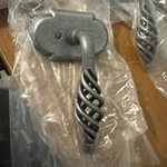 Emtek #1 Wrought Steel Rosette Passage Set- Lafayette Lever Patio 7151 Lot Of. Fixed Price $250.00.