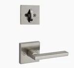 Kwikset 968HFLSQT-15 Satin Nickel "dummy" Pack Door Lever Square Rosette. Fixed Price $14.95.