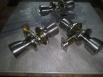 Gatehouse Privacy Door Knob Handle Lockset Hardware Closet Bed Bath Satin Nickel. Fixed Price $25.00.