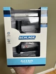 Schlage Sacramento Bed & Bath Privacy Locking Door Lever Handle Black New!. Fixed Price $24.00.