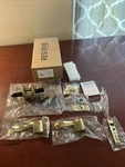 Baldwin EN.CUR.L.TRR.003 Curve Keyed Entry Single Cylinder Leverset - Brass Read. Fixed Price $49.99.