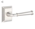 Emtek Merrimack Leverset Wilshire Rosette Rh Satin Nickel Dummy $186 8561MEUS15. Fixed Price $69.99.