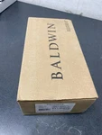 Baldwin PVFEDTAR044 Satin Brass Privacy Leverset With Traditional Arch Rose. Fixed Price $103.99.