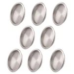 Kovosch 8 Closet Door Finger Pull Satin Nickel- Pack,. Fixed Price $15.17.
