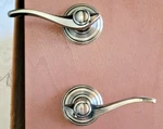 Kwikset Avalon Passage Hall/closet Door Handle Leverset Antique Brass. Fixed Price $39.99.