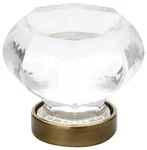 Emtek 86011 Old Town Glass 1-1/4 Inch Geometric Cabinet Knob. Fixed Price $28.00.