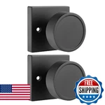 Haidms Matte Black Dummy Knobs, Half No-turning For Closet Doors. Fixed Price $58.28.