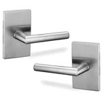 Berlin Modisch Dummy Lever Door Handle Pack Of 2 Designer Satin Nickel Finish. Fixed Price $56.99.