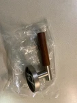 Sure-loc AP100-RD Dummy Door Lever, Round Rose, Satin Nickel/walnut. Fixed Price $51.99.