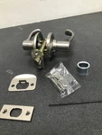 Kwikset Lock Passage Dorian Satin Nickel Finish. Fixed Price $34.89.