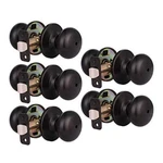 Oil Rubbed Bronze Door Knobs 5 Pack Privacy Interior With Lock For. Fixed Price $92.73.