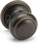 Copper Creek Colonial Dummy Interior Door Knob Tuscan Bronze Non-turning Handle. Fixed Price $17.99.