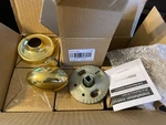 Probrico 6-PK Door Handles Ball Style Half Dummy Polish Gold DL607SNDM. Fixed Price $49.99.