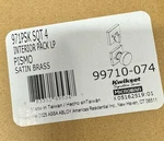Kwikset 971PSKSQT-4 Pismo Interior Pack With Square Rose, Satin Brass*new*. Fixed Price $27.99.