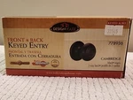 Design House Black Front & Back Keyed Entry Cambridge Round Doorknob Set 778936. Fixed Price $10.00.