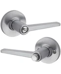 Kwikset SL4000DALRDT Daylon Privacy Levers - Satin Chrome New Box Of 2. Fixed Price $39.50.