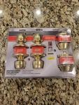 Defiant Brandywine Polished Brass Single Cylinder Keyed Entry Project Pack Combo. Fixed Price $24.00.