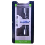 Schlage Hall & Closet Easy Installation Bell Door Knob Satin Chrome F10VBEL626. Fixed Price $10.00.